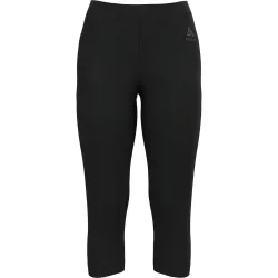 ODLO Damen Hose Merino 200 3/4 schwarz | XL