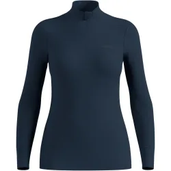 Odlo Merino 260 Base Layer Half-Zip für Damen - Wandern, Ski & Snow - marineblau, XL