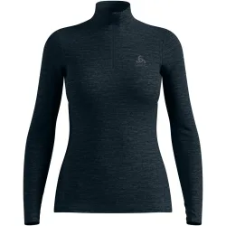 Odlo Merino 200 Base Layer Half-Zip für Damen - Wandern, Ski & Snow - marineblau, M