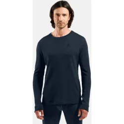 Odlo Merino 260 Base Layer Shirt für Herren - Wandern, Ski & Snow - marineblau, S