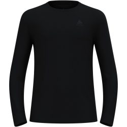Odlo - Thermo-Shirt, Natural Merino 200, M, Black