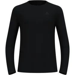 Odlo - Thermo-Shirt, Natural Merino 200, XL, Black
