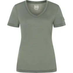 Super.Natural Damen Sierra140 V Neck T-Shirt