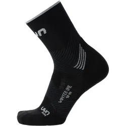 UYN Run Winter One Laufsocken Herren - Schwarz, Weiß