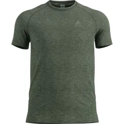 Odlo Essential Seamless Lauf-T-Shirt für Herren - Training, Running - grün, XXL