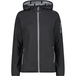 CMP Strickfleecejacke aus Polyester und Baumwolle, erhältlich in den Grössen 34 bis 50