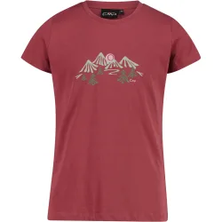 CMP T-Shirt Kurzarm-Design, aus Baumwolle, für Kinder