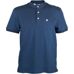 Bavarian Caps Herren Edelweiß Feinstrick Polo T-Shirt