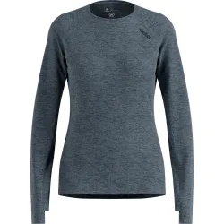 Odlo X-Alp 115 Langarm-Laufshirt für Damen - Trail Running, Wandern - marineblau, XS