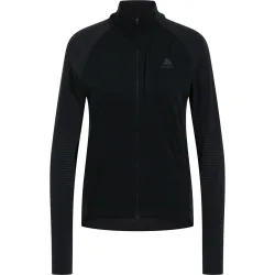 Odlo Zeroweight Pro Windproof Hybrid Langlaufjacke für Damen - Skilanglauf - schwarz, XL