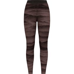 Odlo Merino Ridgelines Base Layer Tights für Damen - Wandern, Ski & Snow - maron, M