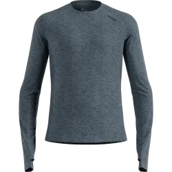 Odlo X-Alp 115 Langarm-Laufshirt für Herren - Trail Running, Wandern - marineblau, S