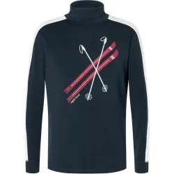Super.Natural Herren Kryssede Ski Roll Neck Longsleeve