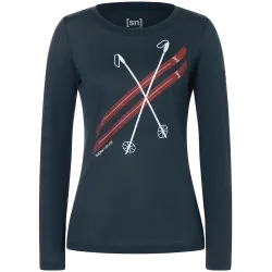 Super.Natural Damen Kryssede Ski Longsleeve