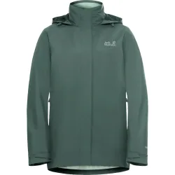 Jack Wolfskin Rotwand 3in1 Damen Outdoorjacke Grün, Damen, Größe: L