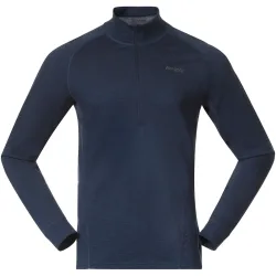 Bergans Herren Inner:Pure Merino Half Zip Longsleeve