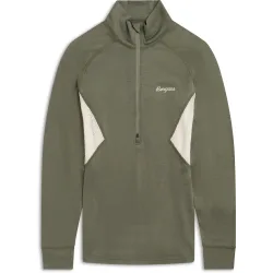 Bergans Damen Inner:Pure Merino Half Zip Longsleeve