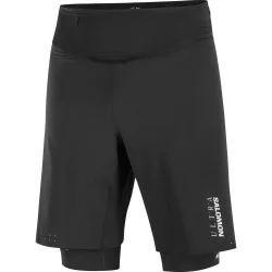 Salomon S/LAB Ultra 2in1 Herren Short Schwarz, Herren, Größe: L