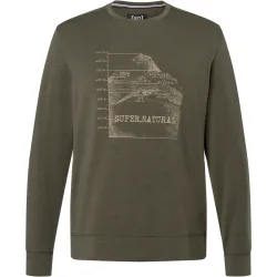 Super.Natural Herren 7 Peaks Crew Pullover