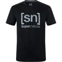 Super.Natural Herren Grid Logo T-Shirt