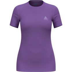 Odlo Merino 160 Base Layer T-Shirt für Damen - Wandern, Ski & Snow - lila, XL