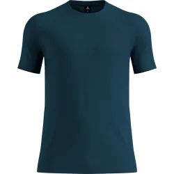 Odlo Merino 160 Base Layer T-Shirt für Herren - Wandern, Ski & Snow - marineblau, M