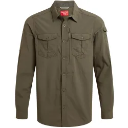 Craghoppers NosiLife Anti-Insect Adventure III Herren Wanderhemd Braun, Herren, Größe: XXL