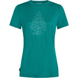 Icebreaker Damen Tech Lite III Hike Path T-Shirt