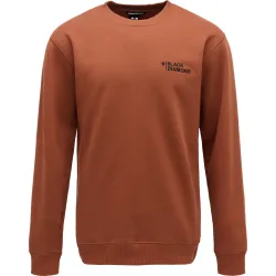 Black Diamond Herren Mini Stacked Crewneck Pullover