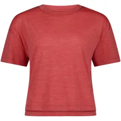 Mons Royale Damen Zephyr Merino Tencel Boxy T-Shirt