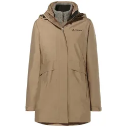 VAUDE - Idris 3in1 Parka IV, 38, Light Beige