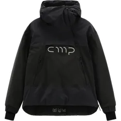 CMP Winterjacke mit Kapuze mit Kapuze, hüftbedeckende Länge, wasserdicht, winddicht, atmungsaktiv