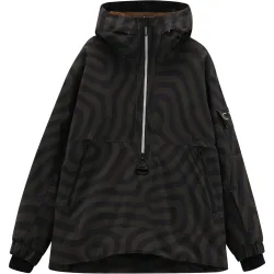 CMP Winterjacke mit Kapuze mit Reissverschlusstaschen, po-bedeckende Länge