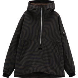 CMP Winterjacke mit Kapuze mit Reissverschlusstaschen, po-bedeckende Länge
