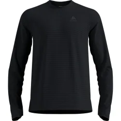Odlo Essential Thermal Lauf-Mid Layer für Herren - Trail Running, Running - schwarz, XXL
