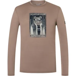Super.Natural Herren Bearski Longsleeve