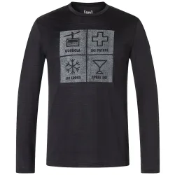 Super.Natural Herren Swiss Lodge Longsleeve