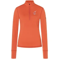 Super.Natural Damen Tundra175 Zip 1/4 Bunny Longsleeve