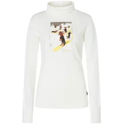 Super.Natural Damen Dachshund Roll Neck Longsleeve