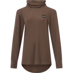Eivy Damen Icecold Wool Gaiter Rib Longsleeve