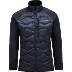 PEAK PERFORMANCE Helium Down Hybrid Herren Midlayer Schwarz, Herren, Größe: S