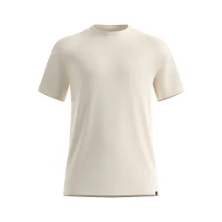 Odlo Merino 160 Plain T-Shirt für Herren - Wandern, Casual Comfort - beige, S