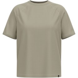 Odlo Wool Waffle T-Shirt für Damen - Wandern, Casual Comfort - beige, L
