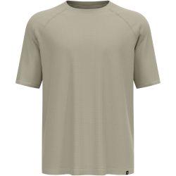 Odlo Wool Waffle T-Shirt für Herren - Wandern, Casual Comfort - beige, M