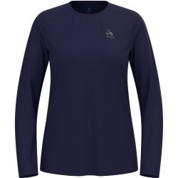 Odlo Zeroweight Chill-Tec Langarm-Laufshirt für Damen - Training, Running - marineblau, XL