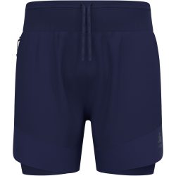 Odlo X-Alp 6 Inch 2-in-1-Trailrunning-Shorts 2.0 für Herren - Trail Running, Wandern - blau, XXL