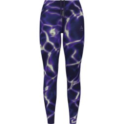 Odlo Zeroweight Print Lauftights für Damen - Training, Running - lila, XS
