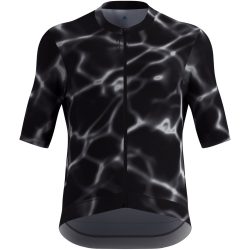 Odlo Zeroweight Pro Print Rad-Shirt Full-Zip für Herren - Radsport - schwarz, S