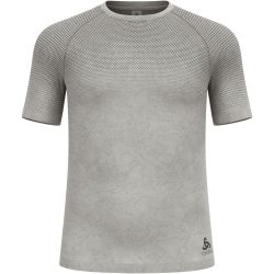 Odlo Kurzärmeliger Performance Light Base Layer mit Rain-Dye-Effekt für Herren - Training, Radsport - beige, XXL