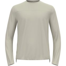 Odlo Explorer Cargo Langarm-Radshirt für Herren - Gravel, Radsport - beige, S